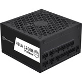 SilverStone HELA 1200R Platinum, 1200W voeding  Zwart, 7x PCIe, Kabel-Management