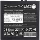 SilverStone HELA 1200R Platinum, 1200W voeding  Zwart, 7x PCIe, Kabel-Management