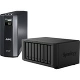 Synology NAS X UPS bundel Advanced (DS1825+ & BR900G-GR) Zwart
