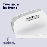 Trust Bayo II Ergonomische draadloze muis Wit, 800 dpi - 2400 dpi