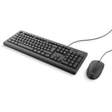 Trust Primo Keyboard & Mouse Set, desktopset Zwart, US lay-out, Membraan