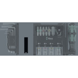 Wera Tool-Check Modular Set Imperial 1, 50‑delig bitset Zwart/groen