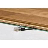 goobay CAT 6A Flat Patch Cable U/UTP, 10 meter kabel Zwart/blauw