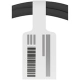 goobay CAT 6A Flat Patch Cable U/UTP, 10 meter kabel Zwart/blauw