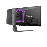 AOC AGON PRO AG346UCD 34" curved gaming monitor Donkergrijs/zwart, 2x HDMI, DisplayPort, 3x USB-A, USB-B, 175 Hz