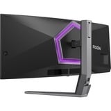AOC OLED Agon PRO AG346UCD 34" Curved gaming monitor Donkergrijs/zwart, 2x HDMI, 1x DisplayPort, USB-A, USB-C, 175 Hz