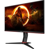 AOC Q27G2S/EU 27" Gaming Monitor Zwart/rood, 2x HDMI, 1x DisplayPort