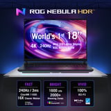 ASUS ROG Strix SCAR 18 G835LXG-TQ378W 18"  gaming laptop Zwart | Ultra 9 290HX+ | RTX 5090 | 64 GB | 4 TB SSD