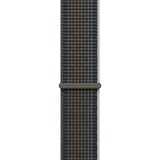 Apple Geweven sportbandje - Middernacht (41 mm) horlogeband Donkergrijs