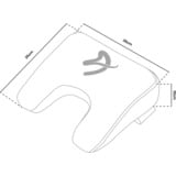 Arozzi Neck Pillow - Velvet - Black nekkussen Zwart