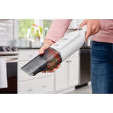 BLACK+DECKER HLVC315B11-QW 12V 1.5Ah Slim Handvac Kruimeldief handstofzuiger Wit, Incl. Laadstation