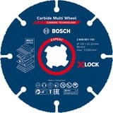 Bosch Expert X-LOCK Carbide MultiWheel doorslijpschijf, Ø 125mm 