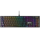 Canyon Cometstrike GK-55 RGB mechanisch gaming toetsenbord Zwart, US lay-out (QWERTY), Cherry MX Red, 100%