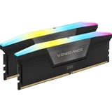 Corsair Vengeance RGB 32 GB DDR5-5200 (2x 16 GB) werkgeheugen Zwart, CMH32GX5M2B5200C40, XMP 3.0