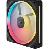 Corsair iCUE LINK LX140-R RGB PWM Reverse Fans Starter Kit case fan Zwart, 2 stuks, 4-pin PWM