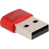 DeLOCK USB-A 2.0 naar USB-C adapter Rood