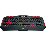 GAMDIAS ARES M2 3 in 1 Gaming Combo, desktopset Zwart (mat), US lay-out, Membraam, RGB leds, 1200 - 3200 dpi