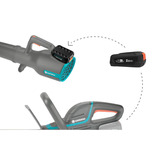 GARDENA Startkit P4A QC AL18V 44 + 2x 2,5 Ah | snellader en accu's set Zwart, 14914-20 | snellader AL18V-44 | 2x PBA 18V 2,5 Ah SoC accu