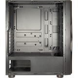 Inter-Tech A-3401 Chevron Tower-behuizing Zwart | Window-kit | USB 3.0