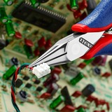 KNIPEX Elektronica-grijptang 3522115 elektronica-tang Rood/blauw
