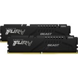 Kingston FURY 64 GB DDR5-5600 (2x 32 GB) Kit werkgeheugen Zwart, KF556C36BBEK2-64, Beast, EXPO