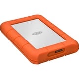 LaCie Rugged Mini, 1 TB externe harde schijf Zilver/oranje, USB 3.0