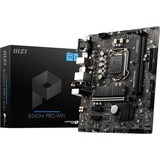 MSI B560M PRO WIFI, socket 1200 moederbord Gb-LAN, WLAN, BT, Sound, µATX