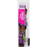 Mattel Barbie Extra Doll 7 - Top & Furry Shrug with Pet Pomeranian Pop 