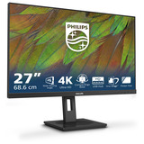 Philips 27B1N3800 27" 4K Ultra HD monitor Zwart, 1x DisplayPort, 2x HDMI, 3x USB-A, HDMI, DisplayPort, Audio, USB