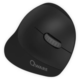 Qware Coventry Draadloze Ergo Muis Zwart, 800 - 1600 DPI, 2,4 GHz USB | Bluetooth