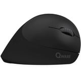 Qware Coventry Draadloze Ergo Muis Zwart, 800 - 1600 DPI, 2,4 GHz USB | Bluetooth