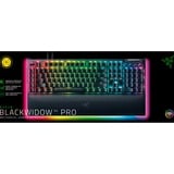 Razer BlackWidow V4 Pro RGB mechanisch gaming toetsenbord Zwart, US lay-out (QWERTY), Razer Yellow, 100%