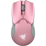 Razer Viper Ultimate Quartz gaming muis Roze, 400 - 20000 dpi, RGB led, incl. Razer Mouse Dock