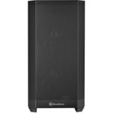 SilverStone SETA H2M midi tower behuizing Zwart | 2x USB-A | 1x USB-C