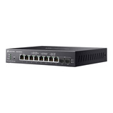 TP-Link Omada SG2210XMP-M2 8-Poorts 2.5GBASE-T Smart Switch Zwart, 8x PoE+, 2x 10GE SFP+