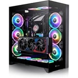 Thermaltake CTE E660 MX midi tower behuizing Zwart | 2x USB-A | 1x USB-C | Tempered Glass