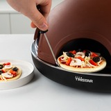 Tristar PZ-9156 Pizza Festa 6 pizzaoven Donkerbruin/zwart