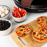 Tristar PZ-9156 Pizza Festa 6 pizzaoven Donkerbruin/zwart