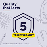 Trust Zylo Inschuifbare, draagbare zakmuis Zwart, 1000 - 2400 DPI