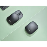 Trust Zylo Inschuifbare, draagbare zakmuis Zwart, 1000 - 2400 DPI