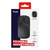 Trust Zylo Inschuifbare, draagbare zakmuis Zwart, 1000 - 2400 DPI