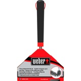 Weber Driezijdige reinigingsborstel grill reinigingsborstel Zwart/rood, 30 cm