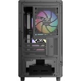 XYZ PC Gear Atom midi tower behuizing Zwart | 2x USB-A | 1x USB-C | Tempered Glass