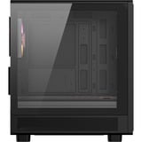 XYZ PC Gear Atom midi tower behuizing Zwart | 2x USB-A | 1x USB-C | Tempered Glass