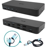 i-tec USB 3.0/ USB-C/Thunderbolt 4K PD dockingstation Zwart, 100 Watt