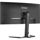 iiyama G-Master Red Eagle GB3467WQSU-B5 34" Curved UltraWide gaming monitor Zwart, 2x HDMI, DisplayPort, 4x USB-A 3.2 (5 Gbit/s), 165 Hz