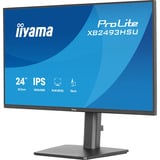 iiyama ProLite XB2493HSU-B1 23.8" monitor Zwart (mat), 120 Hz, HDMI, DisplayPort, USB, Audio