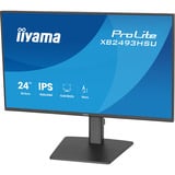 iiyama ProLite XB2493HSU-B1 23.8" monitor Zwart (mat), 120 Hz, HDMI, DisplayPort, USB, Audio