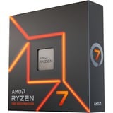 AMD Ryzen 7 7700X, 4,5 GHz (5,4 GHz Turbo Boost) socket AM5 processor Unlocked, Boxed