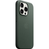 Apple FineWoven hoesje met MagSafe voor iPhone 15 Pro telefoonhoesje Donkergroen